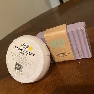 Buff city Lavender Shower Fizzy and Soap Set